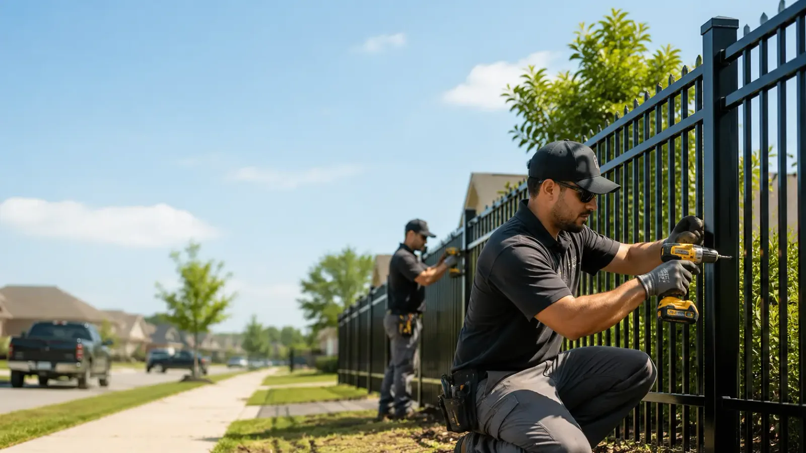 Metal Fence Installation in Guild, TN